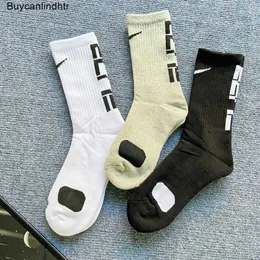 Herrensocken Damen Herren Hochwertige Baumwolle Allgleiches Klassischer Knöchelhaken Atmungsaktive Schwarz-Weiß-Mischung Fußball Basketball Sportsocke SI7W