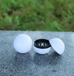 43mm golfstil Plastisk örtkvarnrökning Tillbehör Abrader för rörtobak Spice Crusher Miller Grinders Tool
