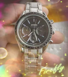 Luxo Lumous Lumous Men Watch Week Week Calend￡rio A￧o inoxid￡vel Casual Business Exibir quartzo luminoso ￠ prova d'￡gua Factory limpa Factory Popular Wristwatch Montre de Luxe