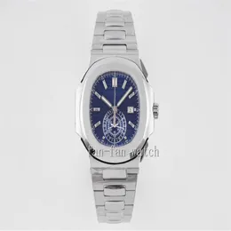 Watches 40 5mm Nautilus 5980 1R-001 5980R 18k Rose Gold Sapphire Glass Asia Transparent Mechanical Automatic Mens Watch Men's246r