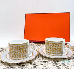 Кофейные чашки блюдцы для кухонного столового барной стойки Home Classic Bone China Cup и блюдца керамический кофейный набор фарфор