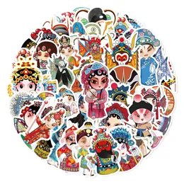 50PCS Graffiti Skateboard Stickers Cartoon Beijing Opera For Car Laptop Ipad Bicycle Motorcycle Helmet PS4 Phone Kids Toys DIY Decals Pvc Guitar Sticker