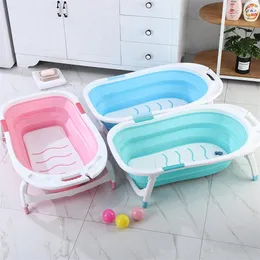 Bathing Tubs & Seats Born Baby Bath Tub Folding Child Can Sit Lay Bathtub Eco-friendly Non-slip Safe Kid325P