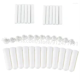 Garrafas de armazenamento 10pcs Óleo essencial em branco Tubos de inaladores nasais INALADORES vazios para óleos