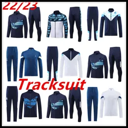 Tracksuits 22-23 풀 지퍼 성인 키즈 tracksuit MILIK PAYET Marseilles survetement fottball Training suit veste maillot tracksuit 축구 조깅