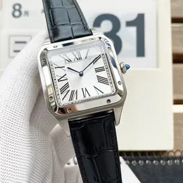 zegarek na rękę dla Mans Womans Square Watch Automatyczne mechaniczne zegarki projektantów rozmiar stali nierdzewnej Bransoletka ze stali nierdzewnej szklana szklana szklana szklana luksusowa zegarek Orologio.