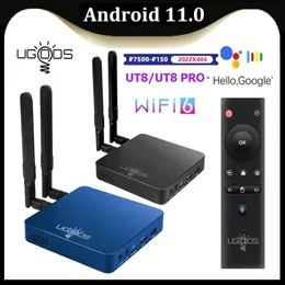 Ugoos UT8 Pro TV Box Android 11.0 DDR4 8GB RAM 64GB ROM RK3568 WIFI6 Media Player BT Remote UT8 4G 32G SET TOP
