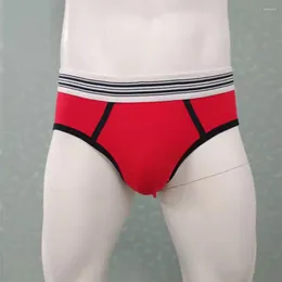 Underbyxor Fashion Men's Contouring Underwear Convex Pouch Sport Hip Briefs Gay Short Cotton Male Erotic underkläder