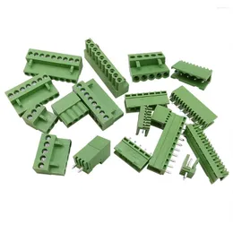 Aydınlatma Aksesuarları 5/10 PAIR HT3.96MM 2P 3P 4P 5P 6P 7P 8P 9P 10 Pin Blok Konektör Düz İğne Alanı 3.96mm PCB Vidalı Terminal 300V