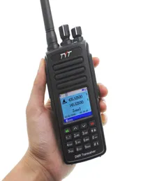 TYT MDUV390 DMR Radiostation 5W 136174MHz 400480MHz Walkie Talkie MD390 IP67 Vattentät Dual Time DLOT Digital Radio5803275