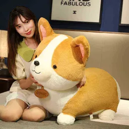 1pc 2255cmかわいいコーギー犬抱き抱きcuddly動物子犬犬クッションソフト美しい人形カワイイ誕生日クリスマスギフトldren J220729