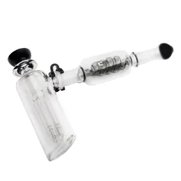 Osgree Smoking accessory Freeze Glass Bubbler Hand Pipe with Glycerin Chamber 6-tree arm percolator
