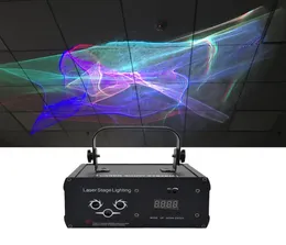 Mini DMX RGB Полноцветный гипнотический Aurora DJ Laser Light Home Gig Gig Party Fack Stage Эффект освещения DJ518W8997640