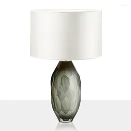 Table Lamps Nordic Led Crystal Lamp Pc Bedside Candeeiro De Mesa Desk Dining Room