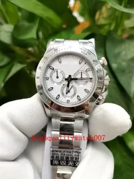 wysokiej jakości luksusowe zegarki dla mężczyzn Nowa wersja 116503 116520 116519 Automatyczna chronograf 7750 Mechaniczna bransoletka ze stali nierdzewnej