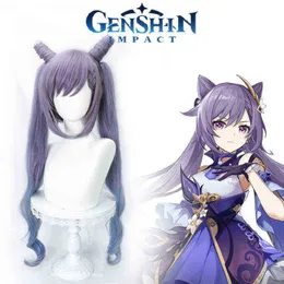 Anime Kinsou No Vermeil Goldfilled Alto Cosplay Wig White Light Purple  Short Hair Vermeil In Gold