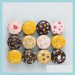 Garranhas Jarres Caixa de lata vazia pode donut metal madearomatherapy vela de fabricação de velas Mini com tampa pequena ferro t2i51639 d dhv07