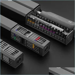 Kit di cacciaviti Cazzodiver 30 40 44 BIT magnetici di precisione Schermabile Crovite Set Mini Tool Case per PC Smart Home Phone R dhozx