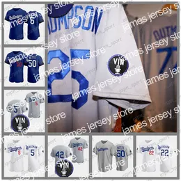 Baseball-Trikots genäht Mookie Betts VinPatch Jersey 67 Vin Scully Dodgers 12 Joey Gallo Trea Turner Freddie Freeman Cody Bellinger Will Smith Gavin Lux