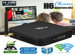 1 пьеса Android 90 TV Boxes 2GB4GB16GB32GB S905W H6 S905X3 Dual WiFi 24G5GBT Smart TV Box PK H96 MAX6406664