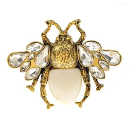 Brosches Cindy Xiang Vintage Honey Bee For Women Insect Pin Fashion Retro Accessories High Quality 2022
