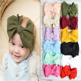 Детские девочки повязка на голову большая галстук для волос для волос детской обертка детская турбан