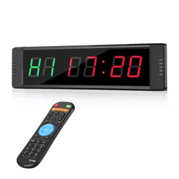 Programable Remote control LED Interval garage sports training clock crossfit gym Timer 1008254W