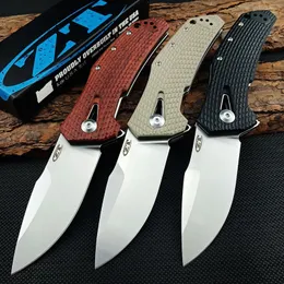 Quality Zero Tolerance ZT 0308 Tactical Folding Knife CPM 20CV Blade Stainless Steel G10/Rosewood Handles Hunting Camping Survival Defense EDC Knives
