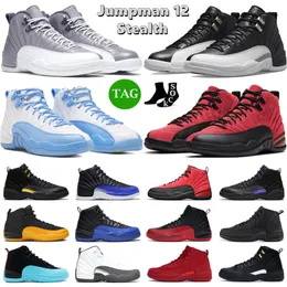 Jumpman 12 Men Basketball Shoes 12s Stealth Black Taxi Hyper Royal Playoffs Flu Game University Gold Gym Red Mens Trainers Sports Sneakers