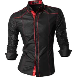 Men's Casual Shirts jeansian Spring Autumn Features Men Shirt Arrival Long Sleeve Slim Fit Male Z034 221105