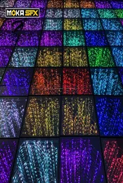 25pcslot LED Dance Floor Wire 3D Dancing Floor SD Control Light Up Floor Tile Lights for Disco DJ Party Wedding6778523