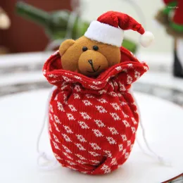 منصات الركبة ly عيد الميلاد تغليف حقيبة الهدايا متينة لطيف الرباط خاص لتوفيات الحفلات