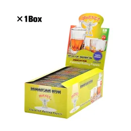 Rauchzubehör Rollenpapier Raw Bumblebee 78MM Multi-Flavor-Papier 50 Blatt in einer Box mit 50 Bänden