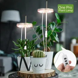 Luzes de cultivo Planta LED Luz de espectro completo com lâmpada de crescimento automática de limpeza de tempo de escurecimento para phyto de flores internas