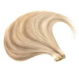 Perruques en dentelle de cheveux femme droite véritable 4 pièces pince perruque Tracel cheveux Patch