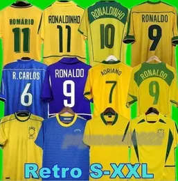 1998 Brasils Futbol Formaları 2002 Retro Gömlek Carlos Romario Ronaldinho 2004 Camisa de Futebol 1994 Brezilya 2006 1982 Rivaldo Bebeto Joelinton 1988 2000 1957 2010 66