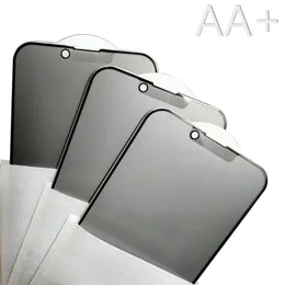 AA Matte Privacy Screen Protector Bright Edge AG Temperado Glass para iPhone 14 13 PRO MAX 12 X 8 Plus 7 Samsung S21