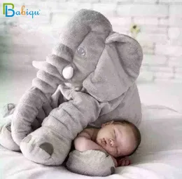 BABIQUE 1PC 4060CM Infant Soft Sussen Elephant Playmate Doll Calm Baby Baby Sussen Toy Elephant Pillow Plush Toy Byled Doll J220729