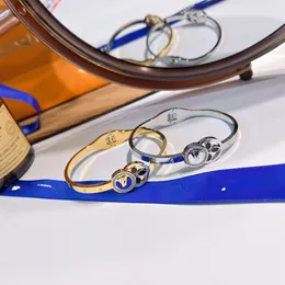 Novo estilo de pulseiras femininas pulseira de luxo designer de jóias cristal 18 quilates banhado a ouro 925 banhado a prata aço inoxidável presente para amantes de casamento s311