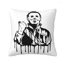 Pillow Michael Myers Knives Art Modern Throw Cover Decoracion Salon Case Halloween Horror Film Car For Sofa