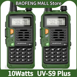 Walkie Talkie 2PCS BaoFeng UV-S9 PLUS 10W Powerful CB Radio Transceiver Long Range Portable Two Way set for hunting travel 221108