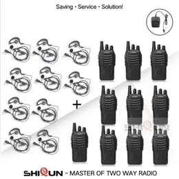 Walkie Talkie 2410Pcs Baofeng 888S BF-888S Two Way Radio 5W 400-470MHz 16CH UHF USB Charge Comunicador Transmitter Transceiver 221108