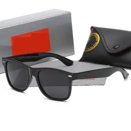 Роскошные дизайнерские поляризованные солнцезащитные очки мужчины женские солнцезащитные очки для женских пилотных очков UV400 Sun Glasnes Crame Lens Case D2140