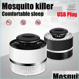 Other Home Garden Led Electric Mosquito Killer Repellent Lamp Insect Fly Bug Pest Control Trap Usb Pocatalyst Flywheel Drop Delive Dhiy2