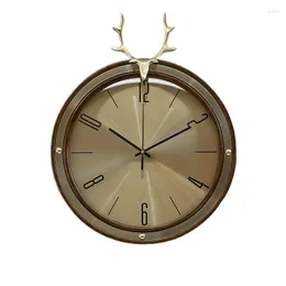 Zegarki ścienne duże luksusowe zegar nowoczesny design drewniany złoty zegarek kreatywny wahadło Wzgórze domowe pomysły na prezent salonu