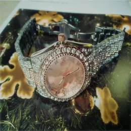 Bling Diamond Watch para homens Mulheres Hip Hop Mens quartzo Relógios