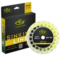 Braid Line SF 100 FT Pesca a Mosca Hi-Viz Sinking Tip IPS5 Peso Forward Taper Floating WF 3 4 5 6 7 8 9 WT 221107