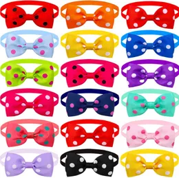 Dog Apparel Dog Apparel Accessory Bowties 16 Colors Cat Cute Polka Neckties Adjustable Pet Grooming Supplies Drop Delivery Home Garde Dhh46