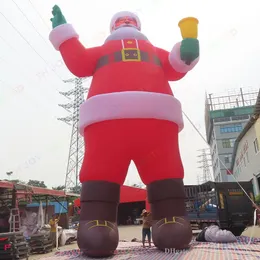 Święta Działania związane z inflatibles Dekoracje świąteczne 8m 26 stóp nadmuchiwany Święty Mikołaj z dmuchawą do dekoracji stoczni