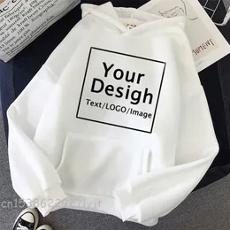 Men's Hoodies Sweatshirts Custom Print Diy Text Picture Women ize Personalized Drop 221107